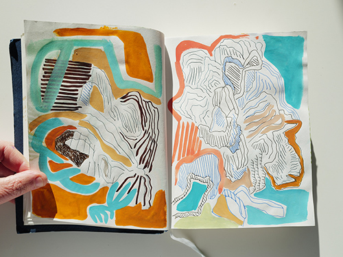 sketchbooks | carnet-2024 | &copy; patrice de Santa Coloma