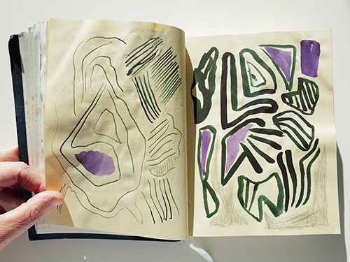 sketchbooks | carnet-2024 | &copy; patrice de Santa Coloma