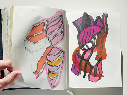 sketchbooks | carnet-2024 | &copy; patrice de Santa Coloma