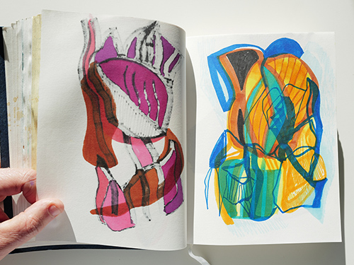 sketchbooks | carnet-2024 | &copy; patrice de Santa Coloma