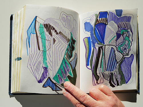 sketchbooks | carnet-2024 | &copy; patrice de Santa Coloma