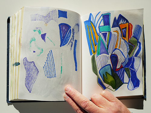 sketchbooks | carnet-2024 | &copy; patrice de Santa Coloma