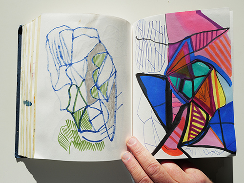sketchbooks | carnet-2024 | &copy; patrice de Santa Coloma