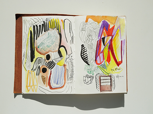 sketchbooks | carnet-2024 | &copy; patrice de Santa Coloma