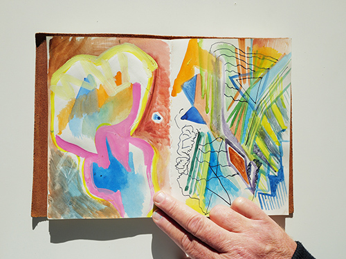 sketchbooks | carnet-2024 | &copy; patrice de Santa Coloma