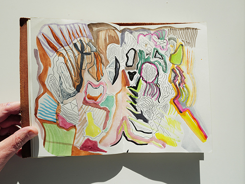sketchbooks | carnet-2024 | &copy; patrice de Santa Coloma