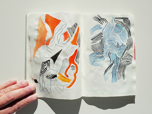 sketchbooks | carnet-2024 | &copy; patrice de Santa Coloma