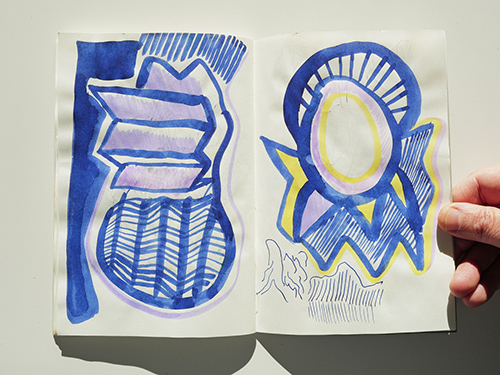 sketchbooks | carnet-2024 | &copy; patrice de Santa Coloma