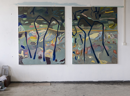 paintings | diplopia | &copy; patrice de Santa Coloma