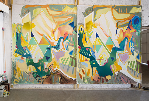peintures | diplopia5 | &copy; patrice de Santa Coloma