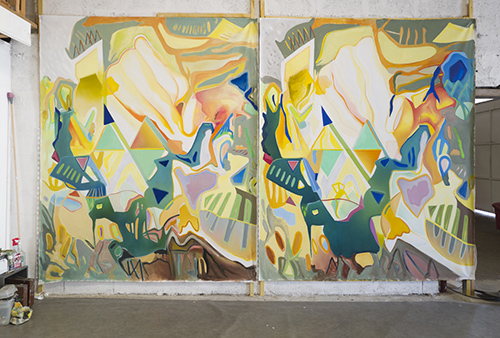 peintures | diplopia5 | &copy; patrice de Santa Coloma